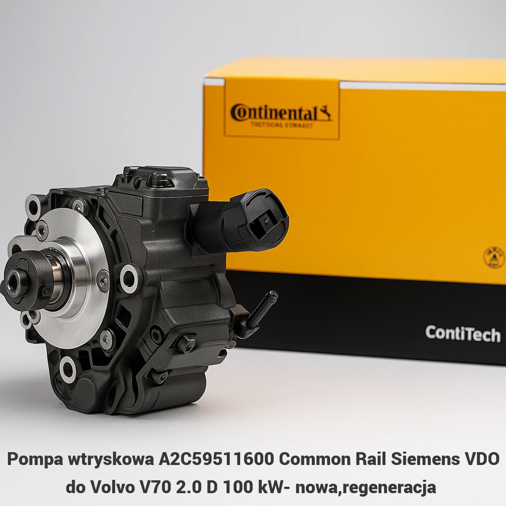 Pompa wtryskowa A2C59511600 Common Rail Siemens VDO do Volvo V70 2.0 D 100 kW- nowa,regeneracja 