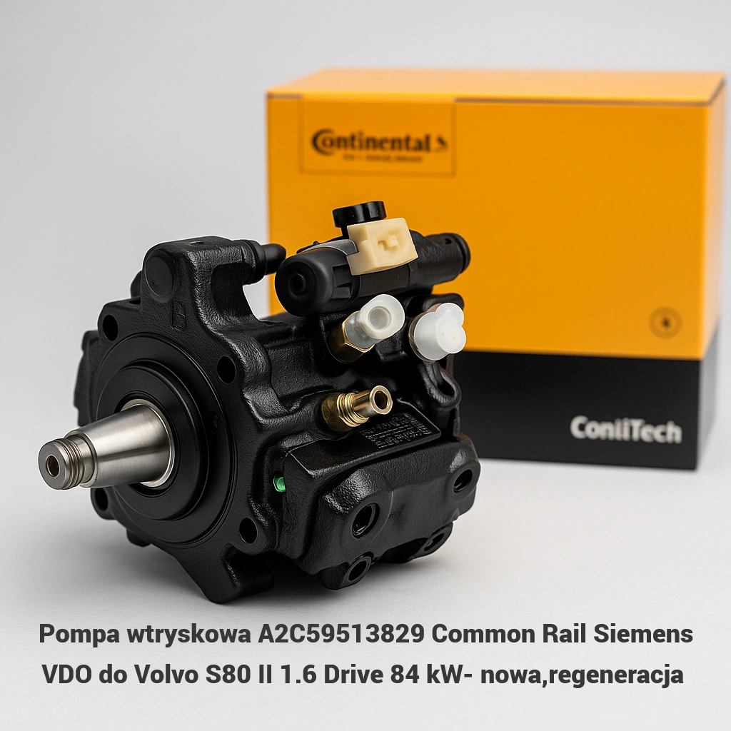 Pompa wtryskowa A2C59513829 Common Rail Siemens VDO do Volvo S80 II 1.6 Drive 84 kW- nowa,regeneracja 