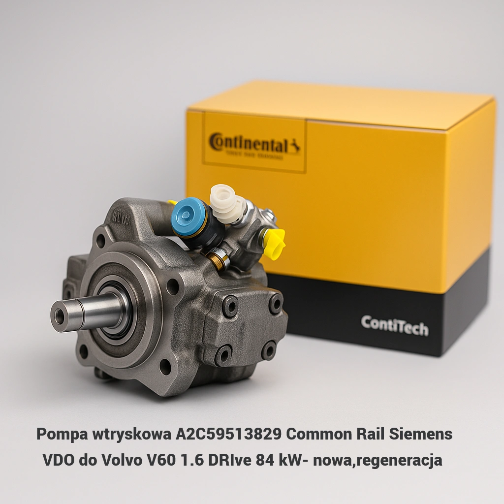 Pompa wtryskowa A2C59513829 Common Rail Siemens VDO do Volvo V60 1.6 DRIve 84 kW- nowa,regeneracja