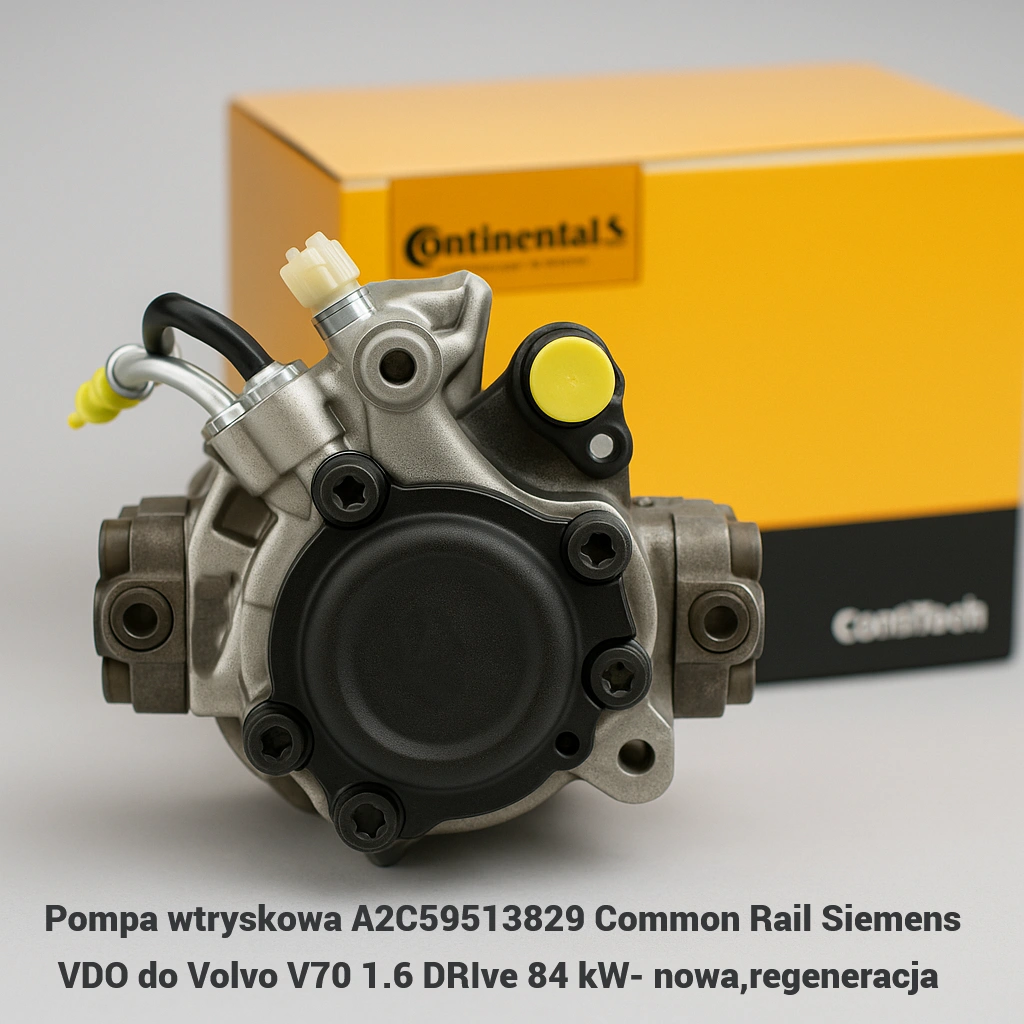 Pompa wtryskowa A2C59513829 Common Rail Siemens VDO do Volvo V70 1.6 DRIve 84 kW- nowa,regeneracja