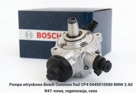 Pompa wtryskowa Bosch Common Rail CP4 0445010580 BMW 2.0d N47-nowa, regeneracja, cena