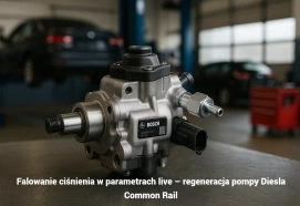 Falowanie ciśnienia w parametrach live – regeneracja pompy Diesla Common Rail