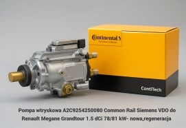 Pompa wtryskowa A2C9254250080 Common Rail Siemens VDO do Renault Megane Grandtour 1.5 dCi 78/81 kW- nowa,regeneracja