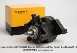 Pompa wtryskowa A2C59513595 Common Rail Siemens VDO do Renault Grand Scenic III 1.5 dCi 70/78/81 kW- nowa,regeneracja