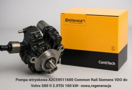 Pompa wtryskowa A2C59511600 Common Rail Siemens VDO do Volvo S80 II 2.0TDi 100 kW- nowa,regeneracja