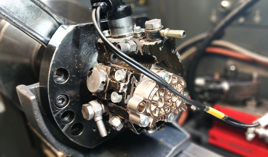 Test szczelności i wydajności pompy Common Rail po naprawie