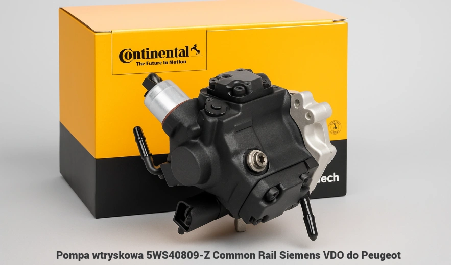 Pompa wtryskowa 5WS40809-Z Common Rail Siemens VDO do Peugeot 407 2.0 HDi 100-103kW RHR- nowa,regeneracja