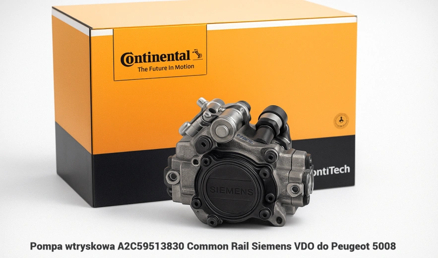 Pompa wtryskowa A2C59513830 Common Rail Siemens VDO do Peugeot 5008 1.6 HDi 80/82/84 kW- nowa,regeneracja