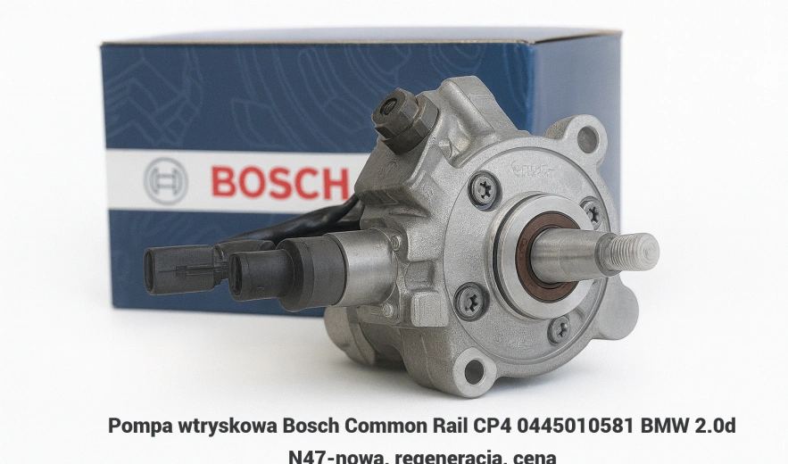 Pompa wtryskowa Bosch Common Rail CP4 0445010581 BMW 2.0d N47-nowa, regeneracja, cena