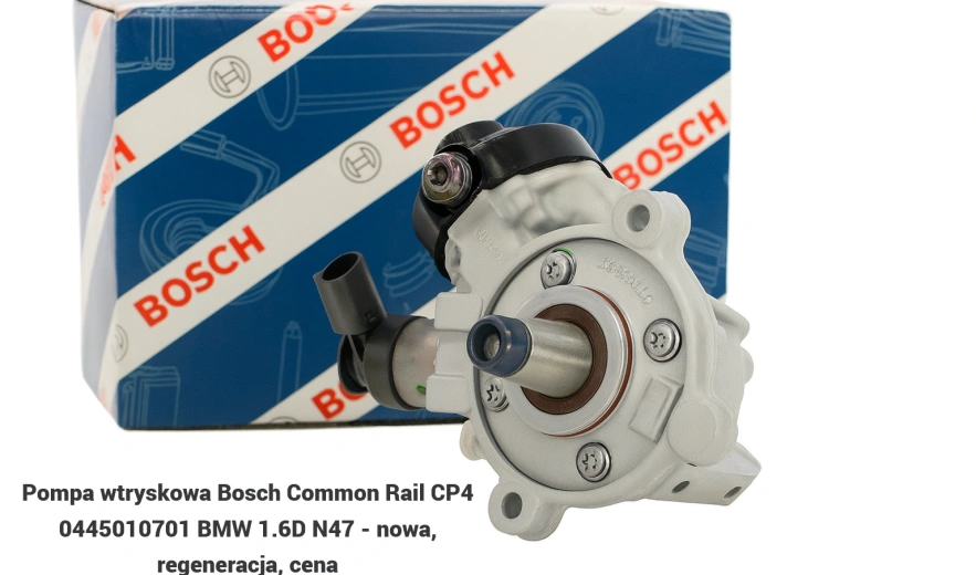 Pompa wtryskowa Bosch Common Rail CP4 0445010701 BMW 1.6D N47 - nowa, regeneracja, cena