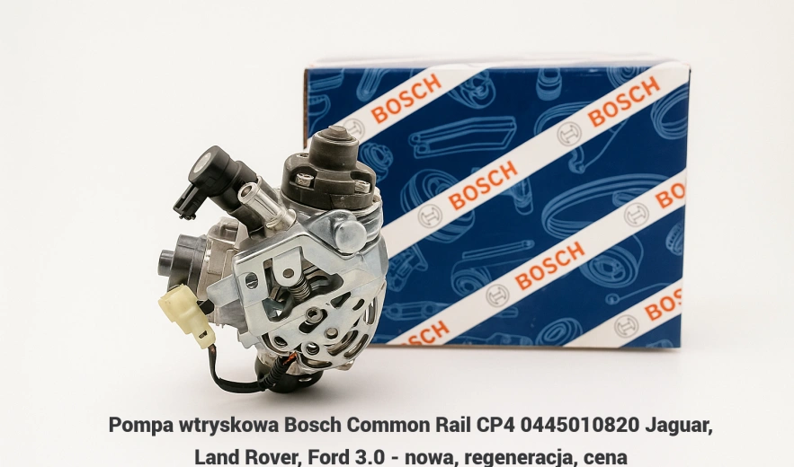 Pompa wtryskowa Bosch Common Rail CP4 0445010820 Jaguar, Land Rover, Ford 3.0 - nowa, regeneracja, cena