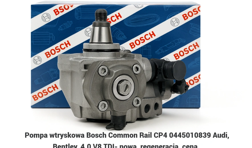 Pompa wtryskowa Bosch Common Rail CP4 0445010839 Audi, Bentley, 4.0 V8 TDI- nowa, regeneracja, cena