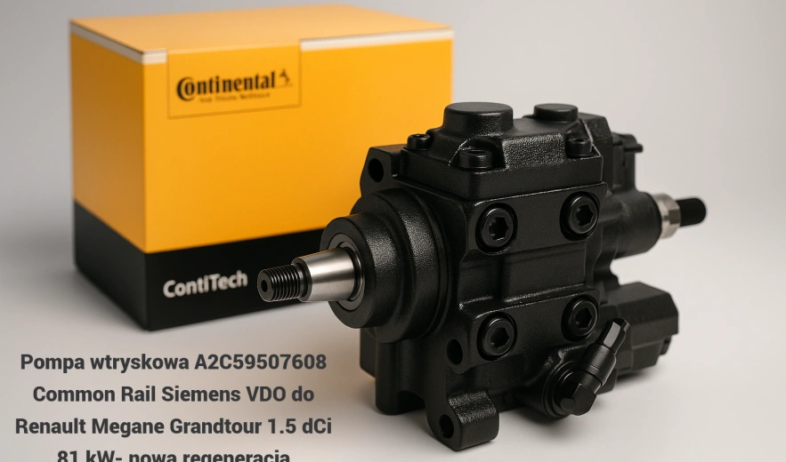 Pompa wtryskowa A2C59507608 Common Rail Siemens VDO do Renault Megane Grandtour 1.5 dCi 81 kW- nowa,regeneracja