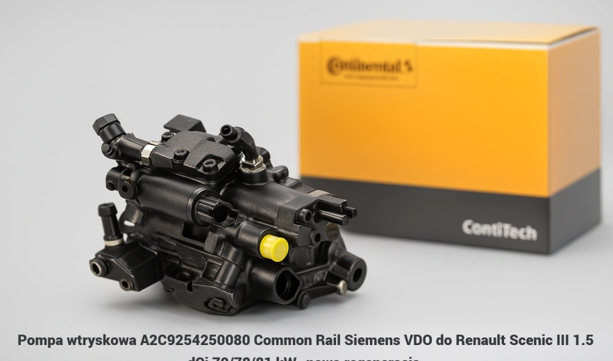 Pompa wtryskowa A2C9254250080 Common Rail Siemens VDO do Renault Scenic III 1.5 dCi 70/78/81 kW- nowa,regeneracja