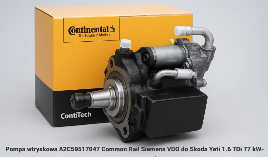 Pompa wtryskowa A2C59517047 Common Rail Siemens VDO do Skoda Yeti 1.6 TDi 77 kW- nowa,regeneracja