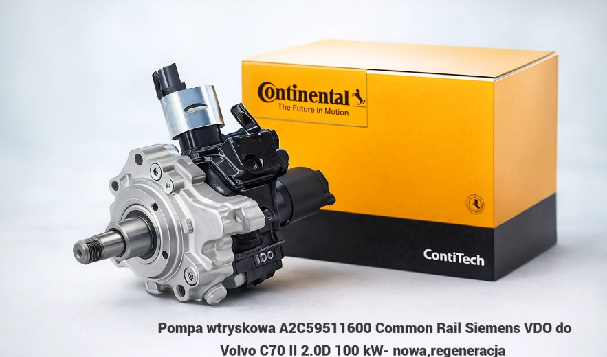 Pompa wtryskowa A2C59511600 Common Rail Siemens VDO do Volvo C70 II 2.0D 100 kW- nowa,regeneracja