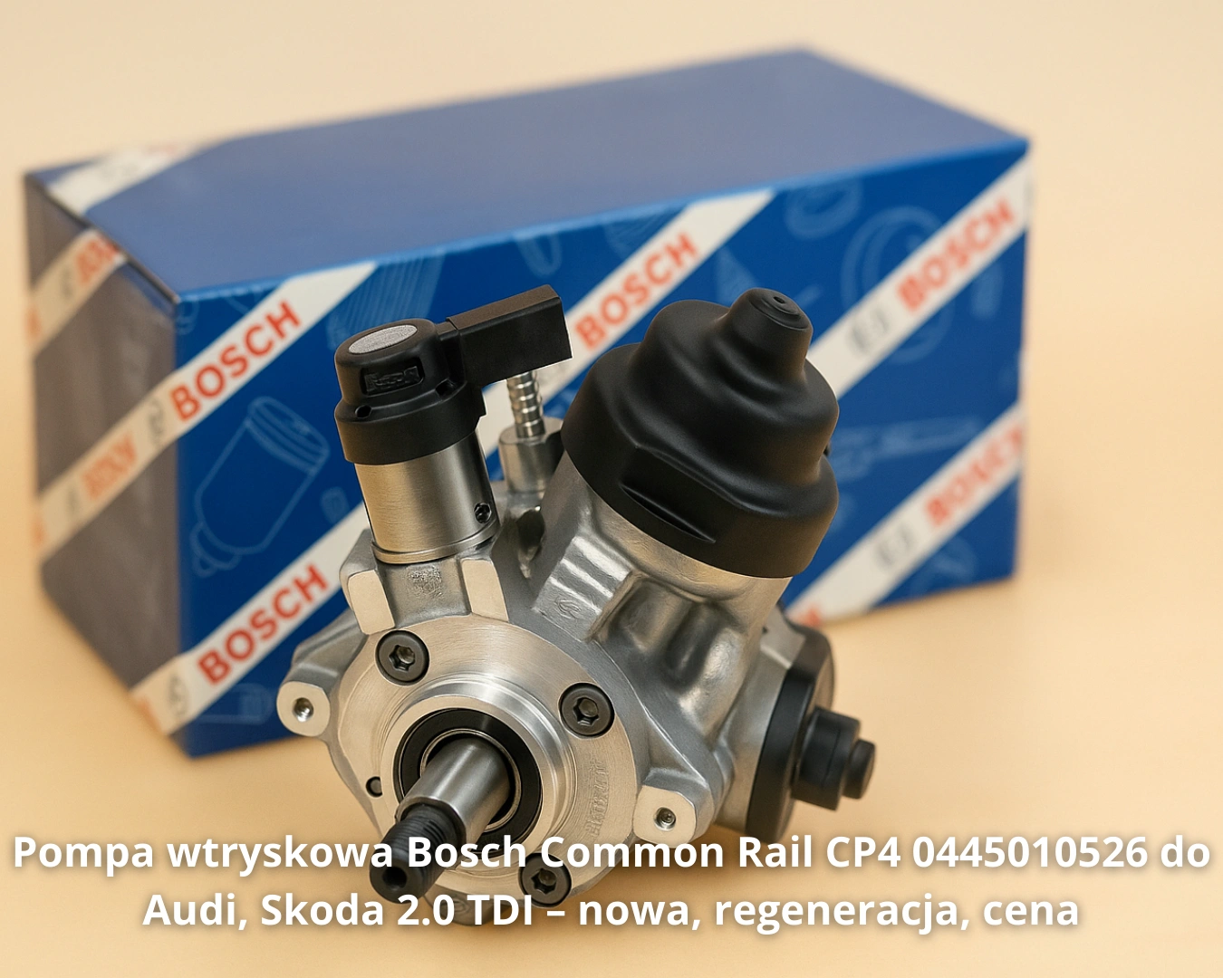Pompa wtryskowa Bosch Common Rail CP4 0445010526 do Audi, Skoda 2.0 TDI – nowa, regeneracja, cena