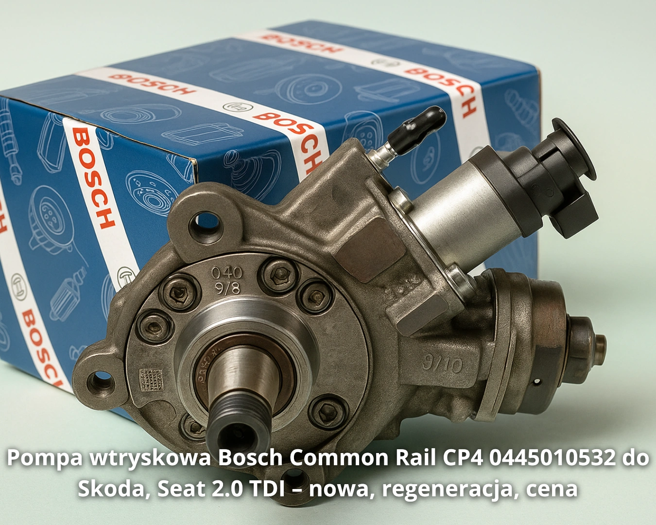 Pompa wtryskowa Bosch Common Rail CP4 0445010532 do Skoda, Seat 2.0 TDI – nowa, regeneracja, cena