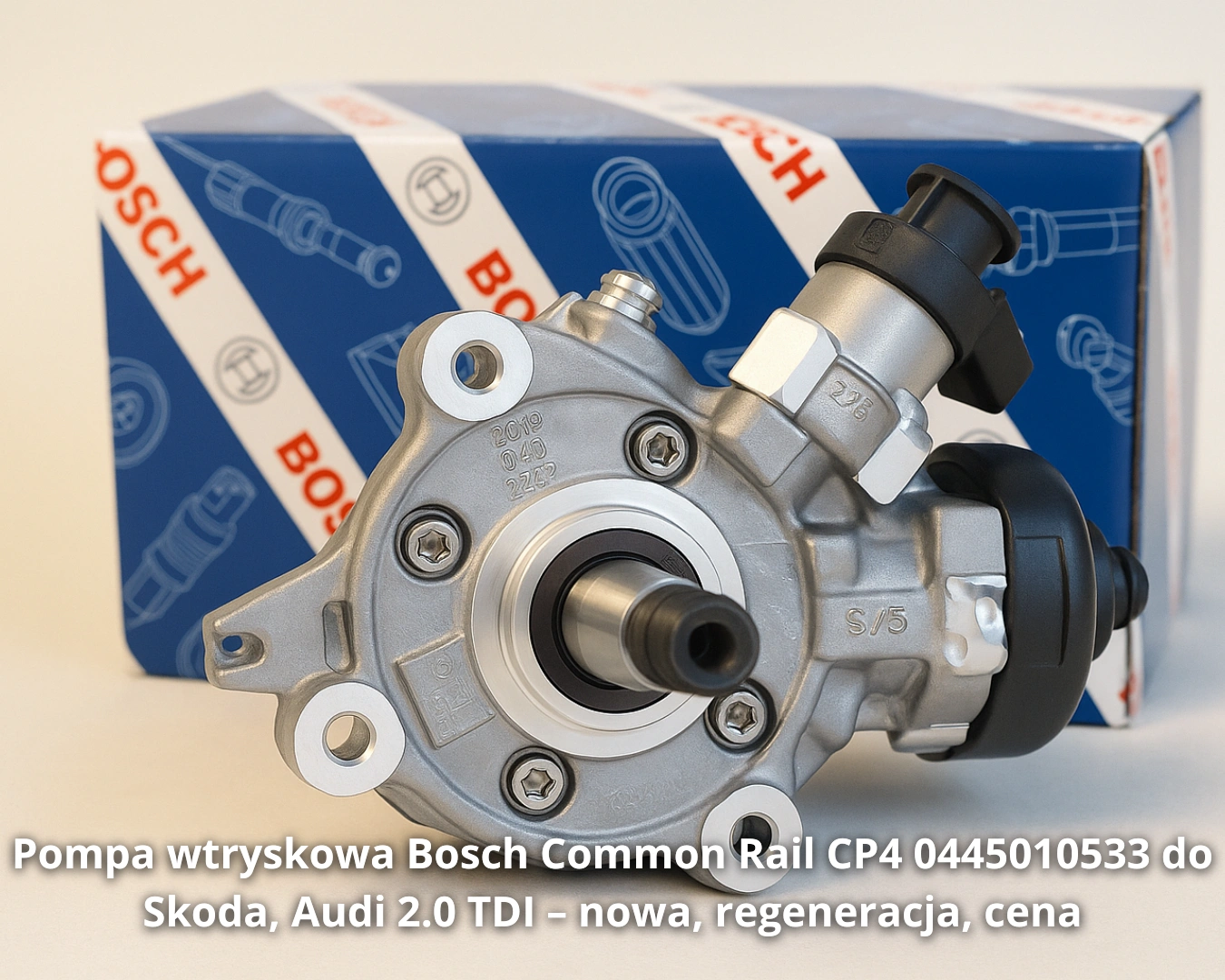 Pompa wtryskowa Bosch Common Rail CP4 0445010533 do Skoda, Audi 2.0 TDI – nowa, regeneracja, cena