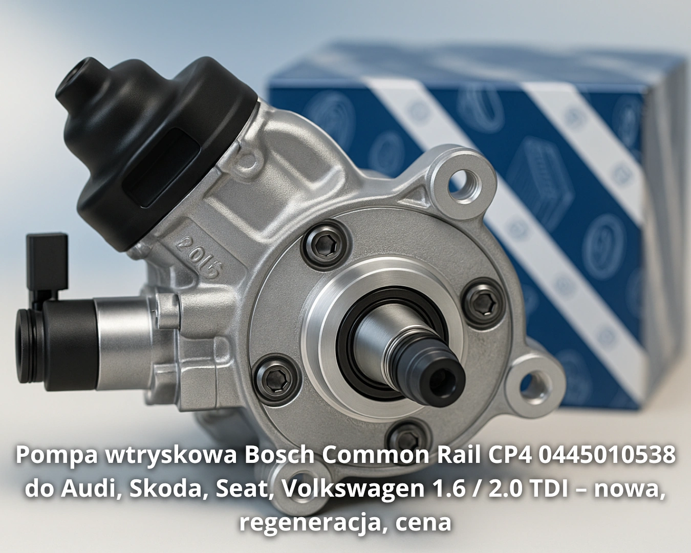 Pompa wtryskowa Bosch Common Rail CP4 0445010538 do Audi, Skoda, Seat, Volkswagen 1.6 / 2.0 TDI Pompa wtryskowa Bosch Common Rail CP4 0445010538 do Audi, Skoda, Seat, Volkswagen 1.6 / 2.0 TDI – nowa, regeneracja, cena