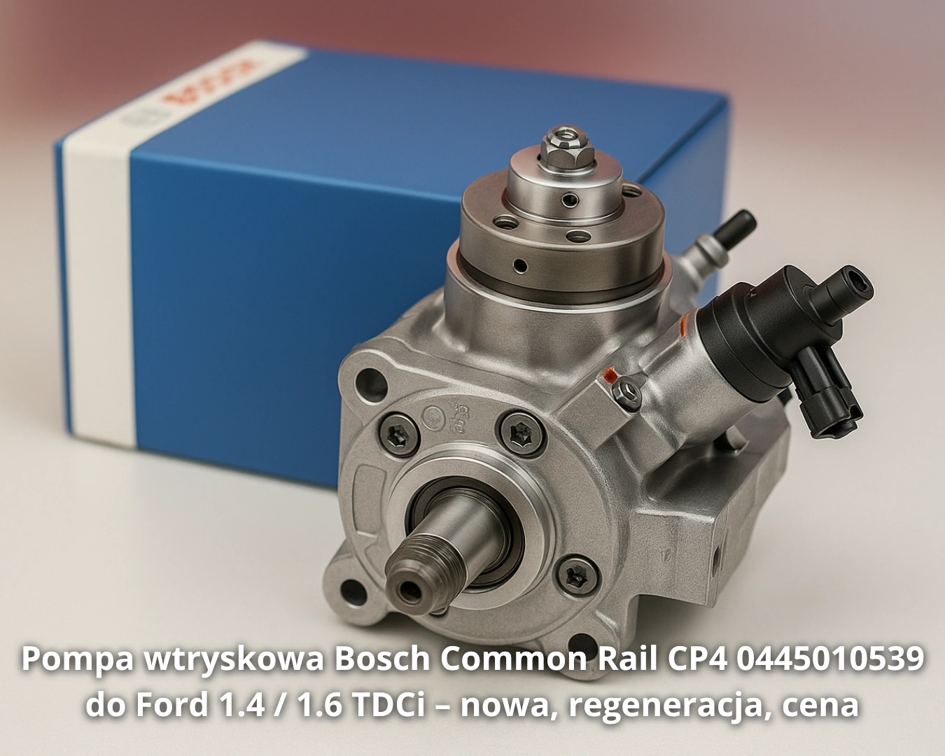 Pompa wtryskowa Bosch Common Rail CP4 0445010539 do Ford 1.4 / 1.6 TDCi – nowa, regeneracja, cena