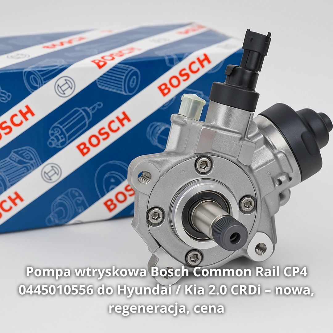 Pompa wtryskowa Bosch Common Rail CP4 0445010556 do Hyundai / Kia 2.0 CRDi – nowa, regeneracja, cena