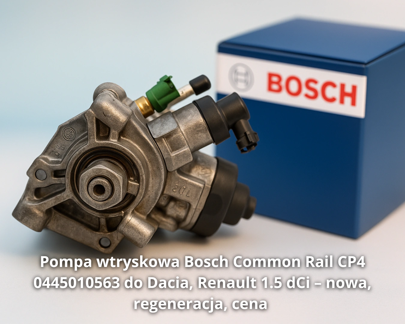 Pompa wtryskowa Bosch Common Rail CP4 0445010563 do Dacia, Renault 1.5 dCi – nowa, regeneracja, cena 