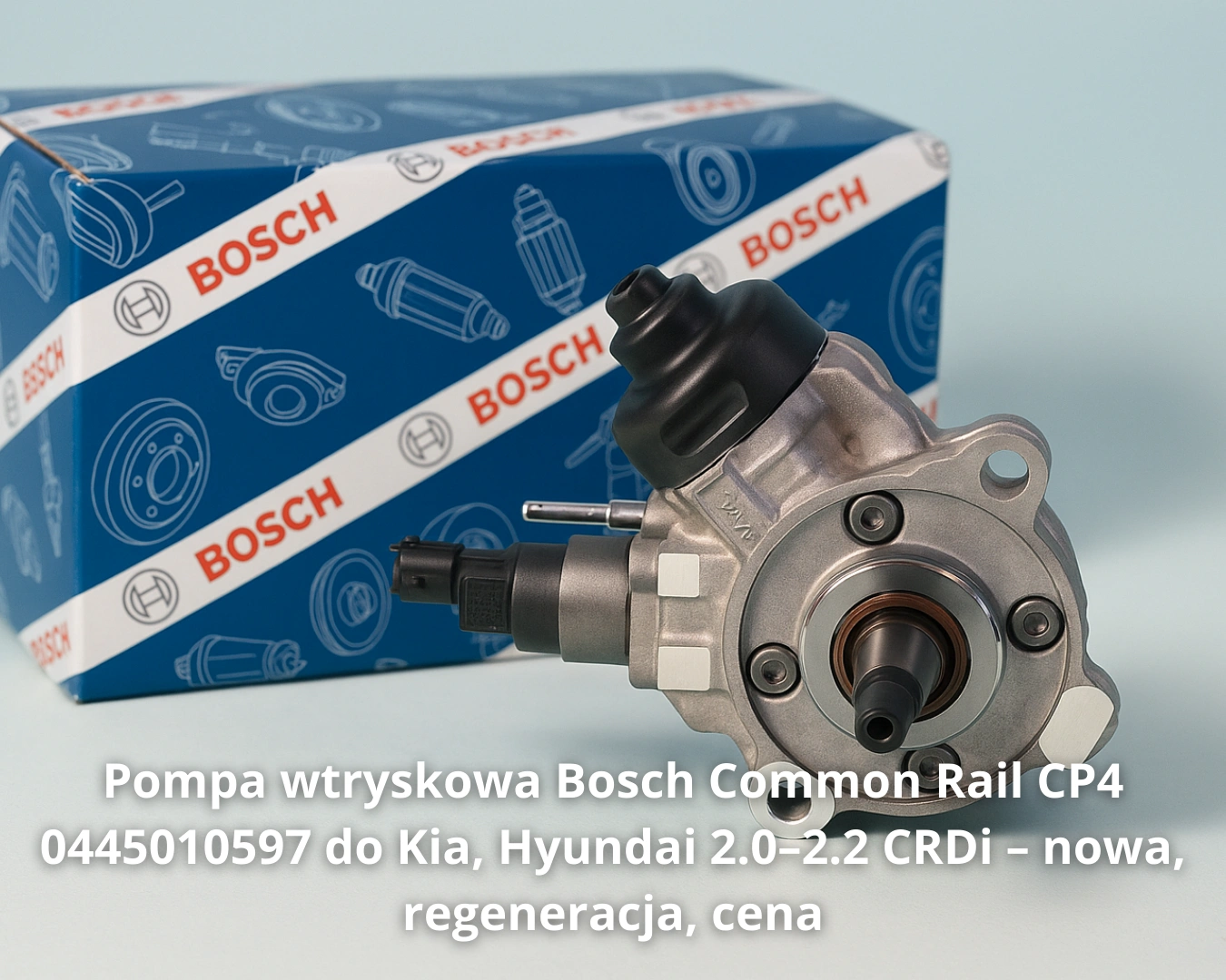 Pompa wtryskowa Bosch Common Rail CP4 0445010597 do Kia, Hyundai 2.0–2.2 CRDi – nowa, regeneracja, cena