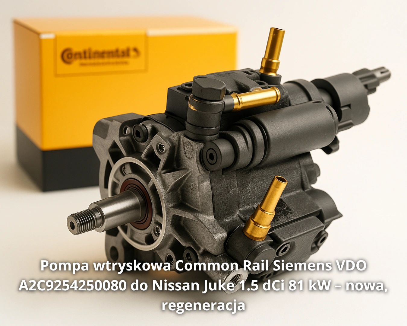 Pompa wtryskowa Common Rail Siemens VDO A2C9254250080 do Nissan Juke 1.5 dCi 81 kW – nowa, regeneracja
