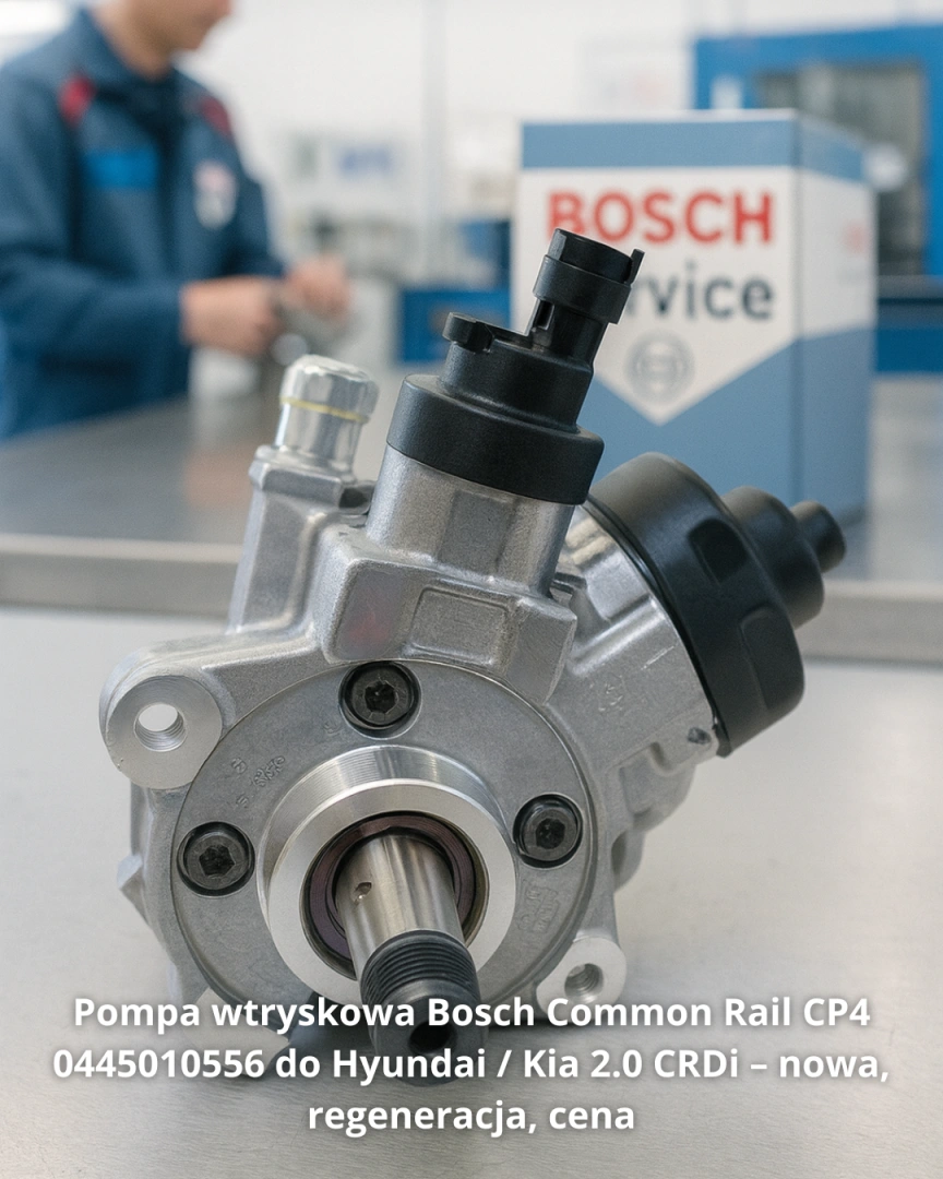 Pompa wtryskowa Bosch Common Rail CP4 0445010556 do Hyundai / Kia 2.0 CRDi – nowa, regeneracja, cena