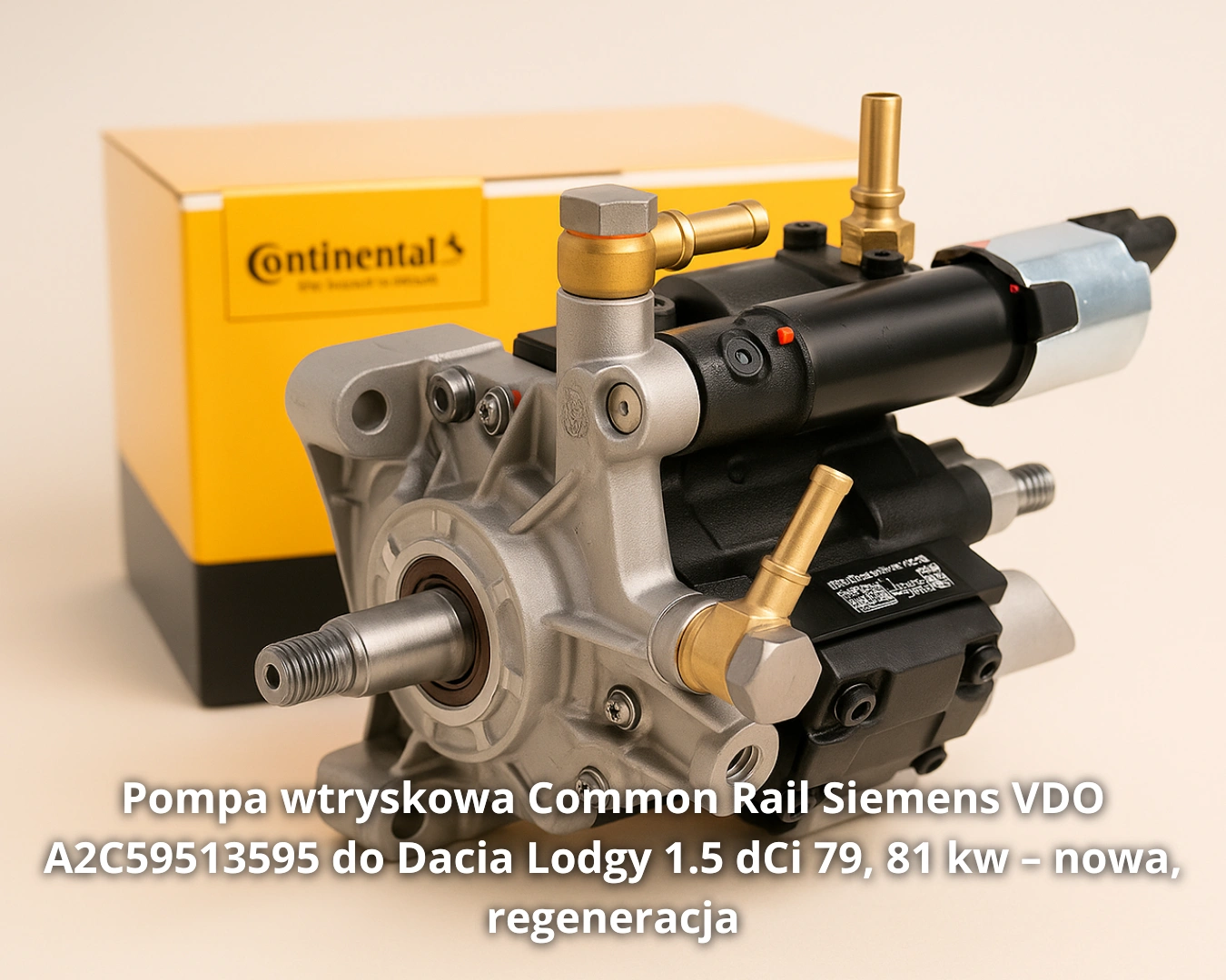 Pompa wtryskowa Common Rail Siemens VDO A2C59513595 do Dacia Lodgy 1.5 dCi 79, 81 kw – nowa, regeneracja