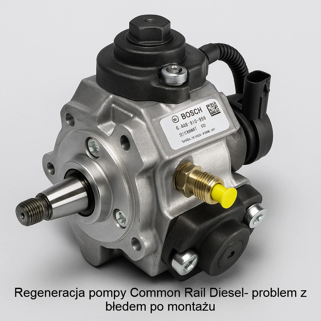 Regeneracja pompy Diesel CR– problem z błędem po montażu Regeneracja pompy Common Rail Diesel – problem z błędem po montażu