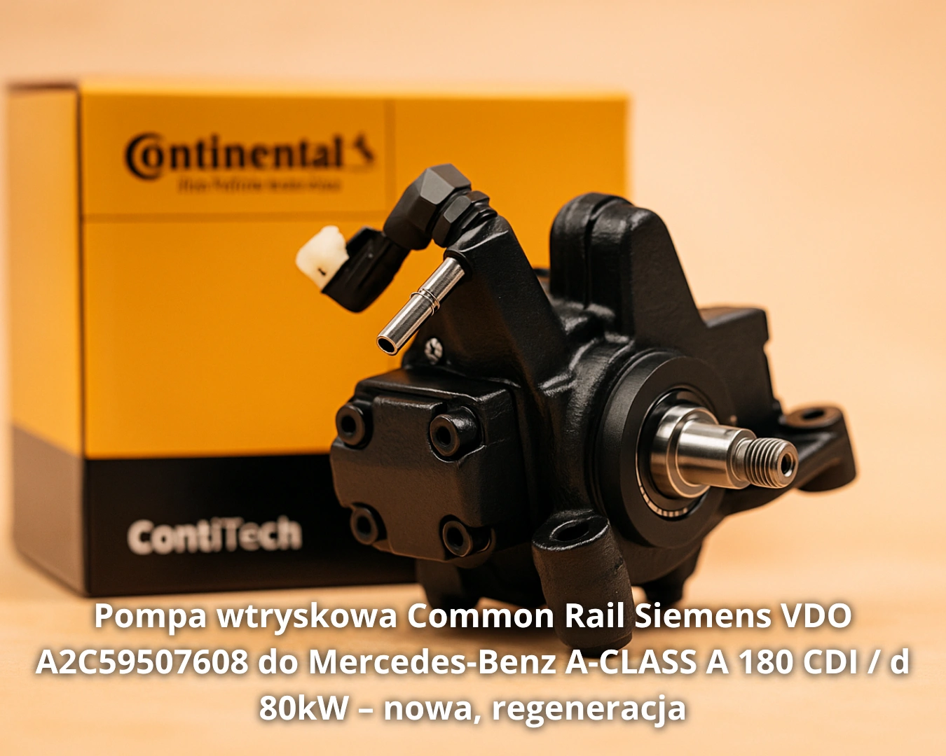 Pompa wtryskowa Common Rail Siemens VDO A2C59507608 do Mercedes-Benz A-CLASS A 180 CDI / d 80kW – nowa, regeneracja