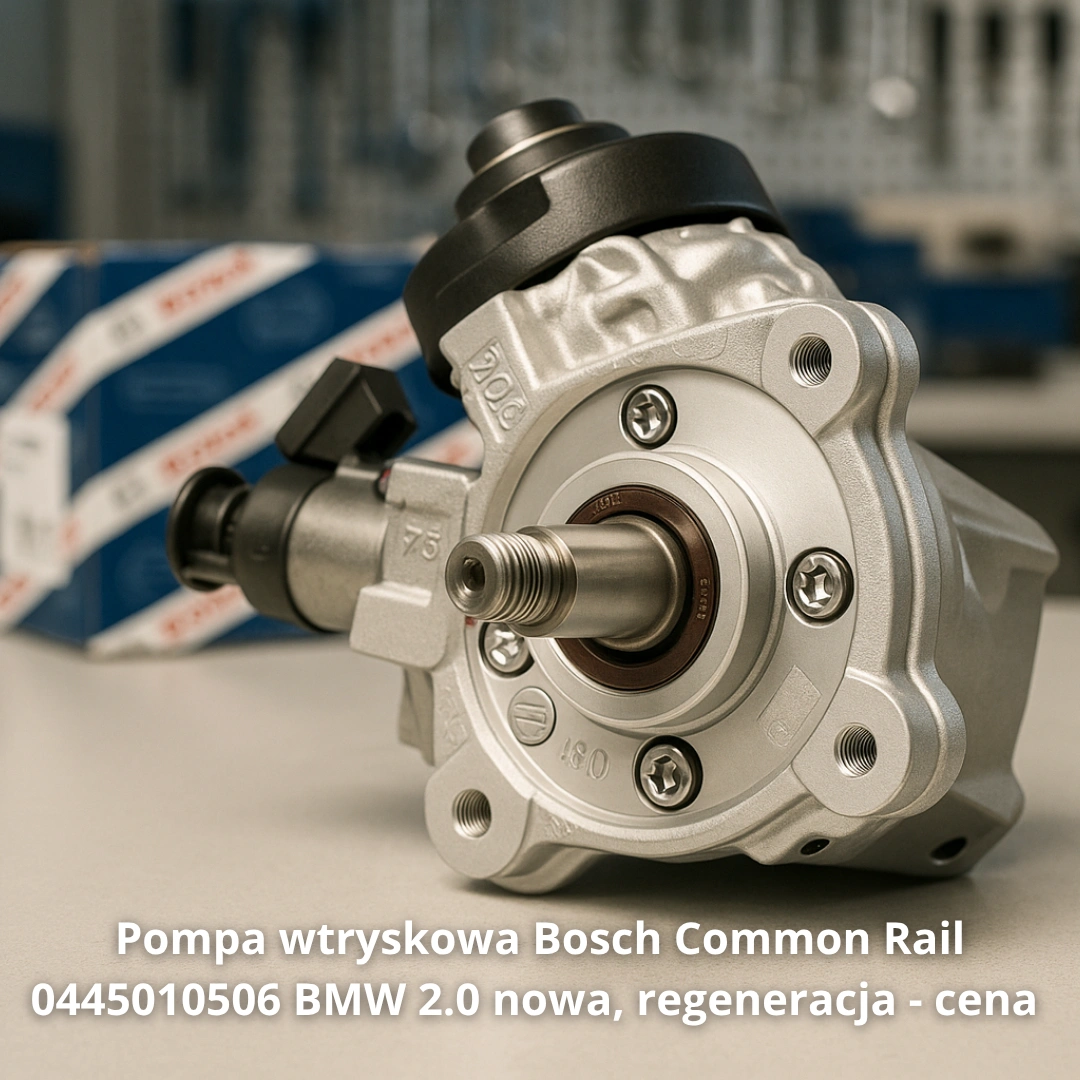 Pompa wtryskowa Common Rail 0445010506 BMW 2.0 nowa, regeneracja - cena 