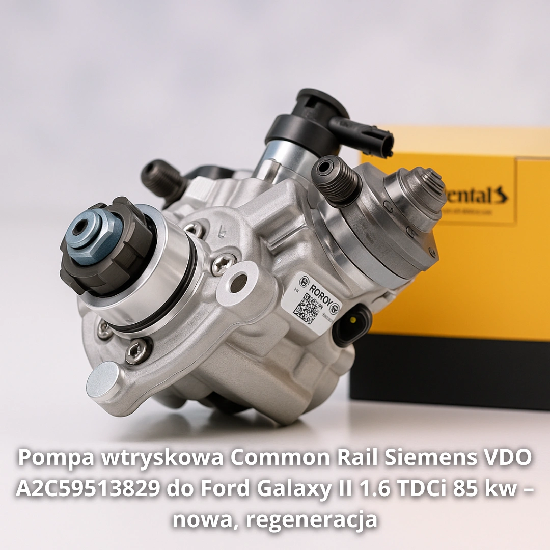 Pompa wtryskowa Common Rail Siemens VDO A2C59513829 do Ford Galaxy II 1.6 TDCi 85 kw – nowa, regeneracja