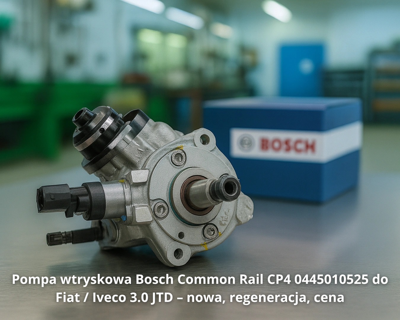 Pompa wtryskowa Bosch Common Rail CP4 0445010525 do Fiat / Iveco 3.0 JTD – nowa, regeneracja, cena