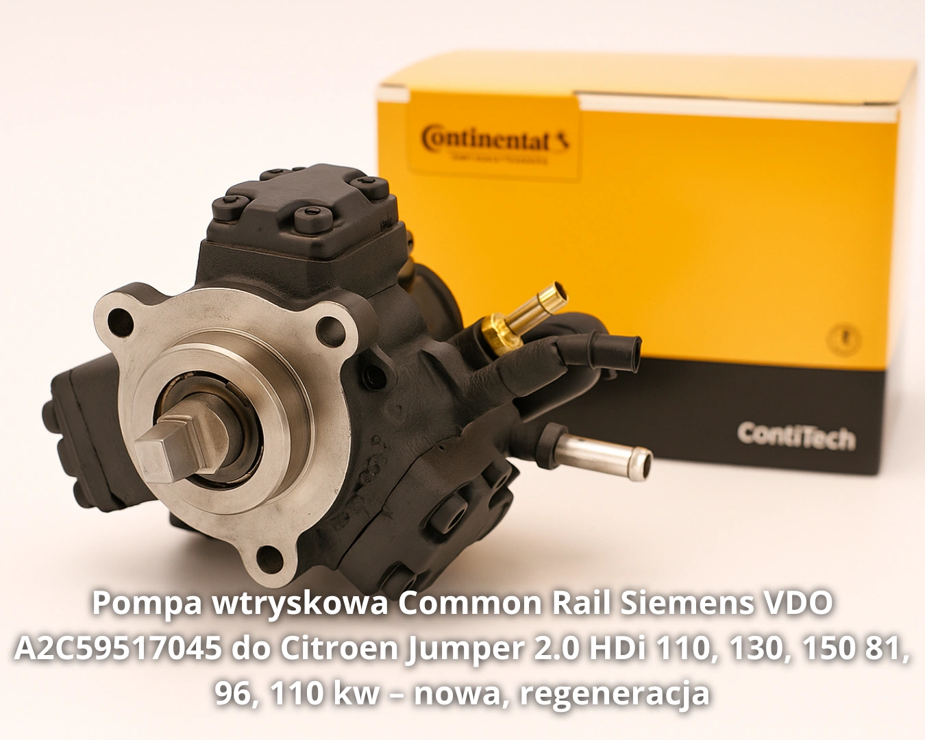 Pompa wtryskowa Common Rail Siemens VDO A2C59517045 do Citroen Jumper 2.0 HDi 110, 130, 150 81, 96, 110 kw Pompa wtryskowa Common Rail Siemens VDO A2C59517045 do Citroen Jumper 2.0 HDi 110, 130, 150 81, 96, 110 kw – nowa, regeneracja