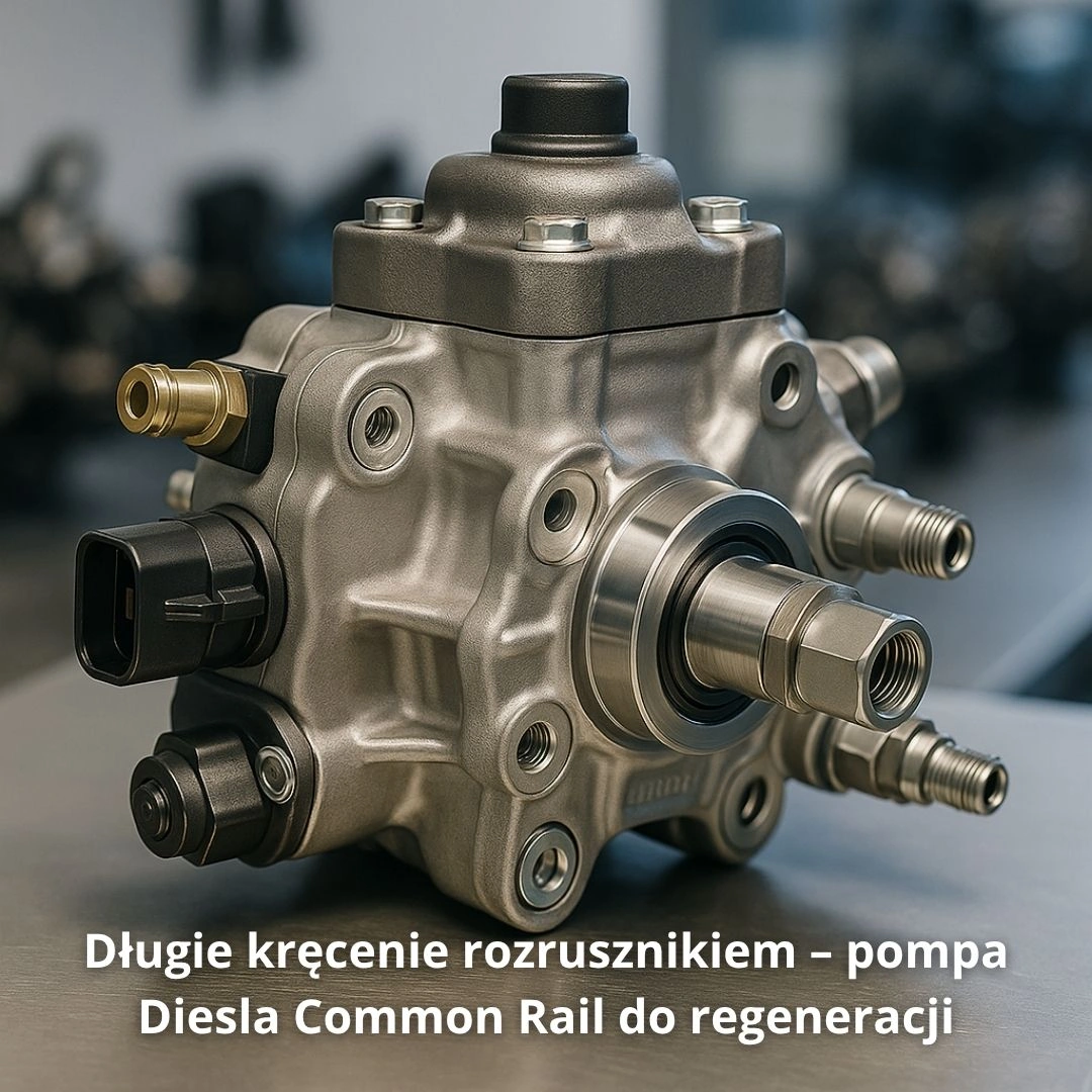 Długie kręcenie rozrusznikiem Długie kręcenie rozrusznikiem – pompa Diesla Common Rail do regeneracji