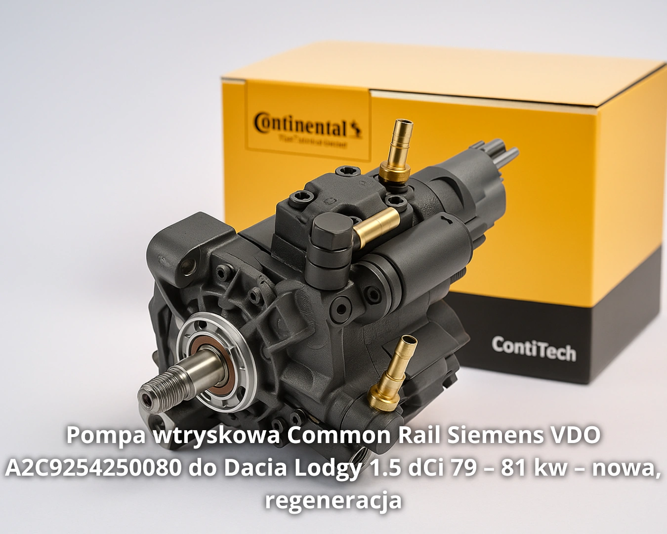 Pompa wtryskowa Common Rail Siemens VDO A2C9254250080 do Dacia Lodgy 1.5 dCi 79 – 81 kw – nowa, regeneracja