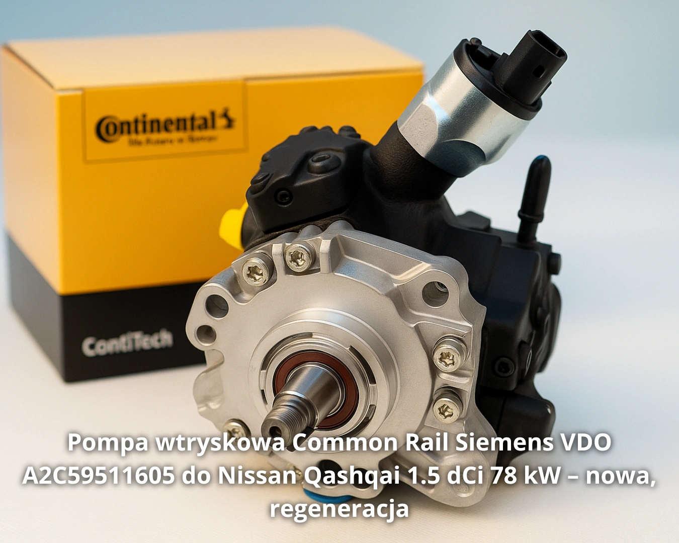 Pompa wtryskowa Common Rail Siemens VDO A2C59511605 do Nissan Qashqai 1.5 dCi 78 kW – nowa, regeneracja