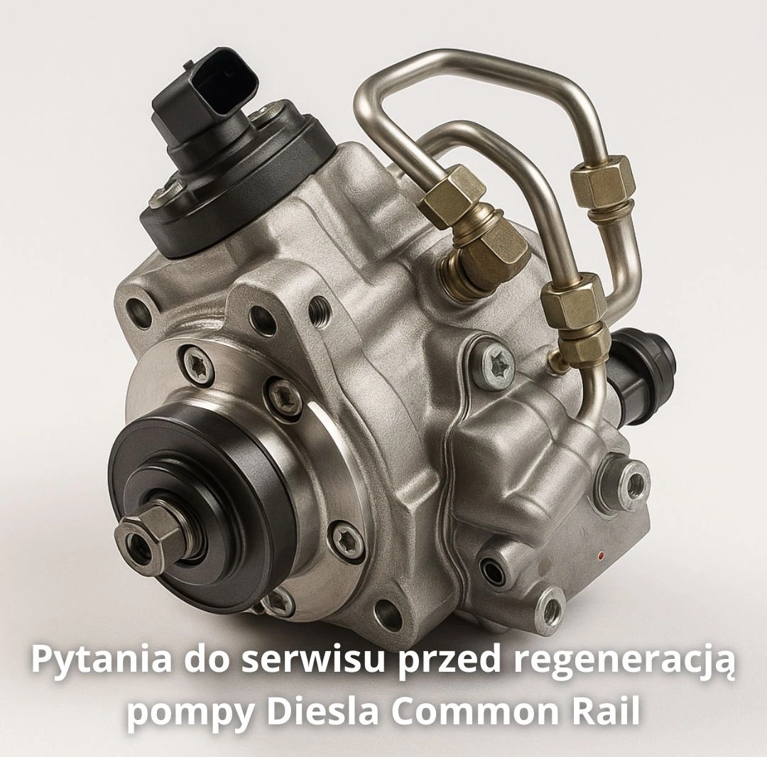 Pytania do serwisu przed regeneracją pompy Diesla CR Pytania do serwisu przed regeneracją pompy Diesla Common Rail