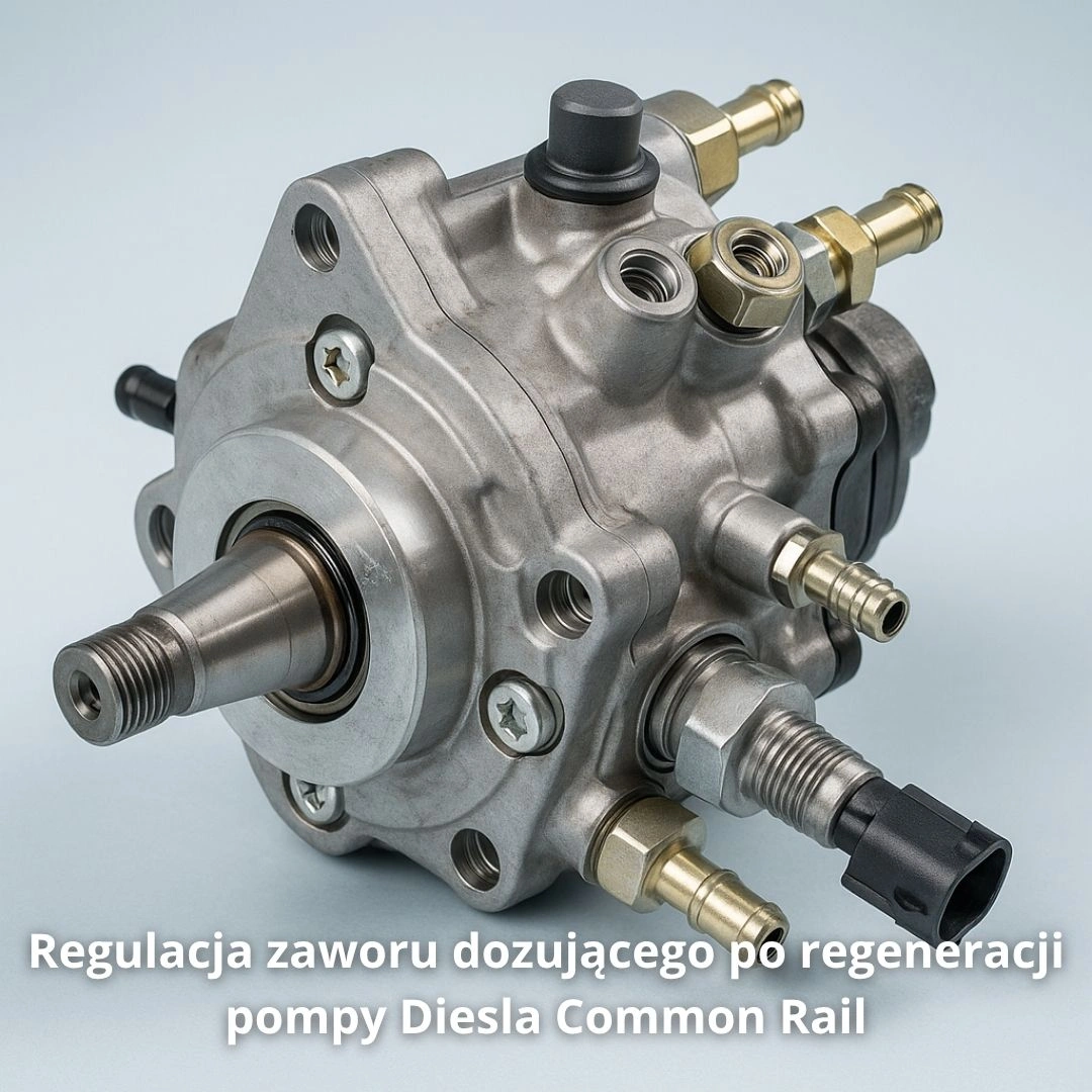 Regulacja zaworu dozującego po regeneracji pompy Diesla Regulacja zaworu dozującego po regeneracji pompy Diesla Common Rail
