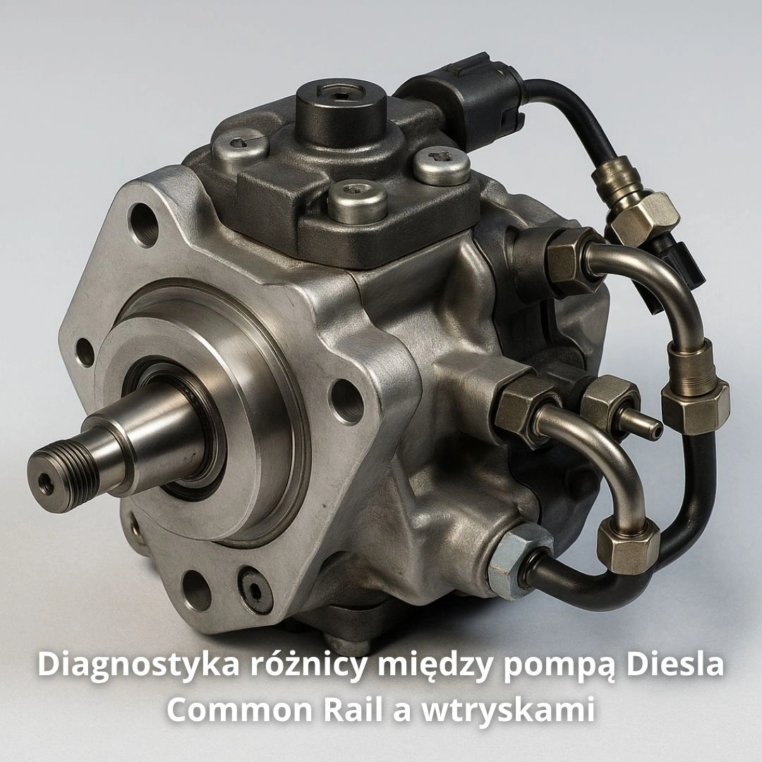 Diagnostyka różnicy między pompą Diesla Common Rail a wtryskami