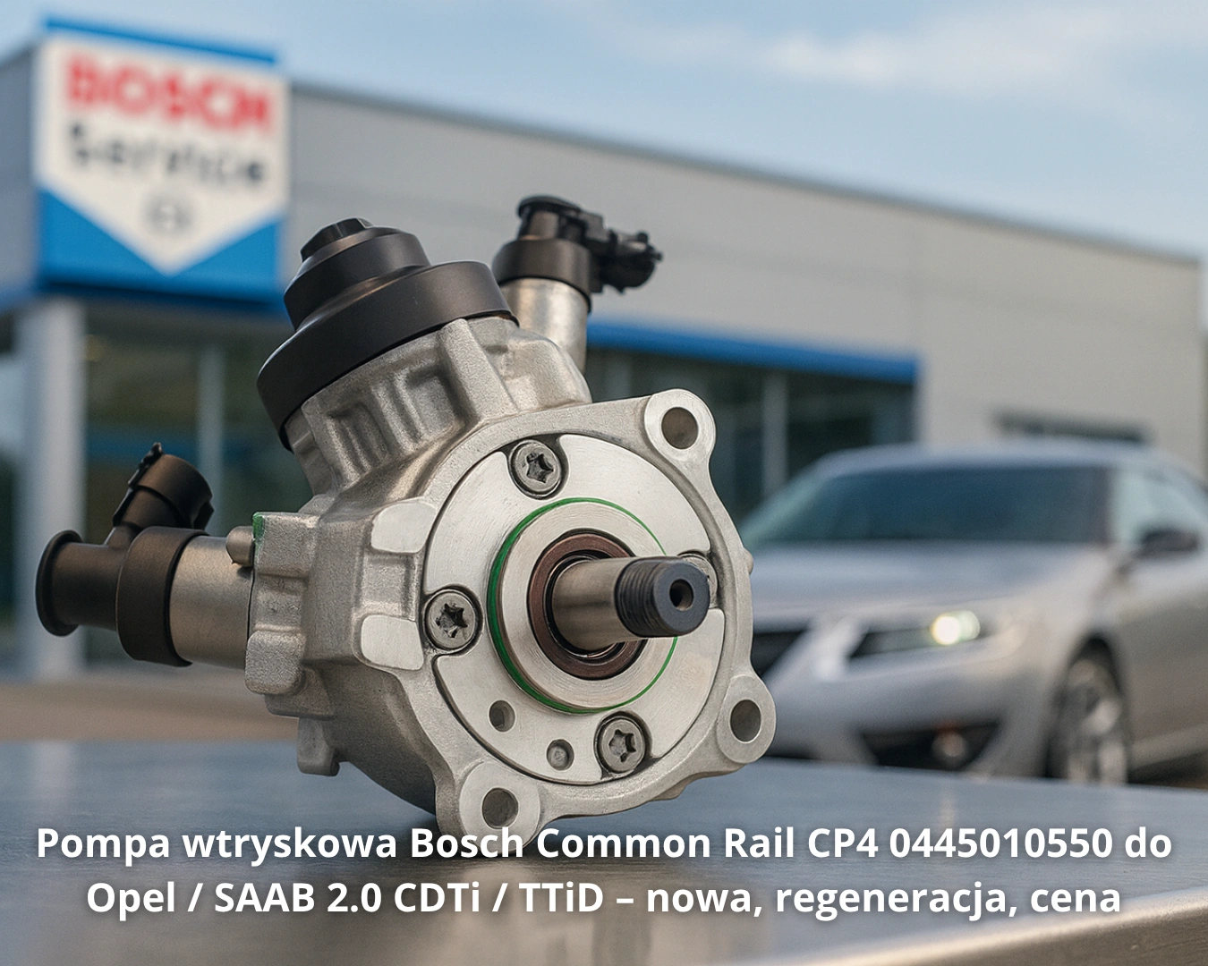 Pompa wtryskowa Bosch Common Rail CP4 0445010550 do Opel / SAAB 2.0 CDTi / TTiD – nowa, regeneracja, cena