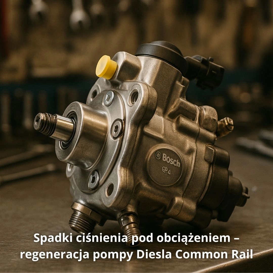 Spadki ciśnienia pod obciążeniem – regeneracja pompy Diesla Common Rail