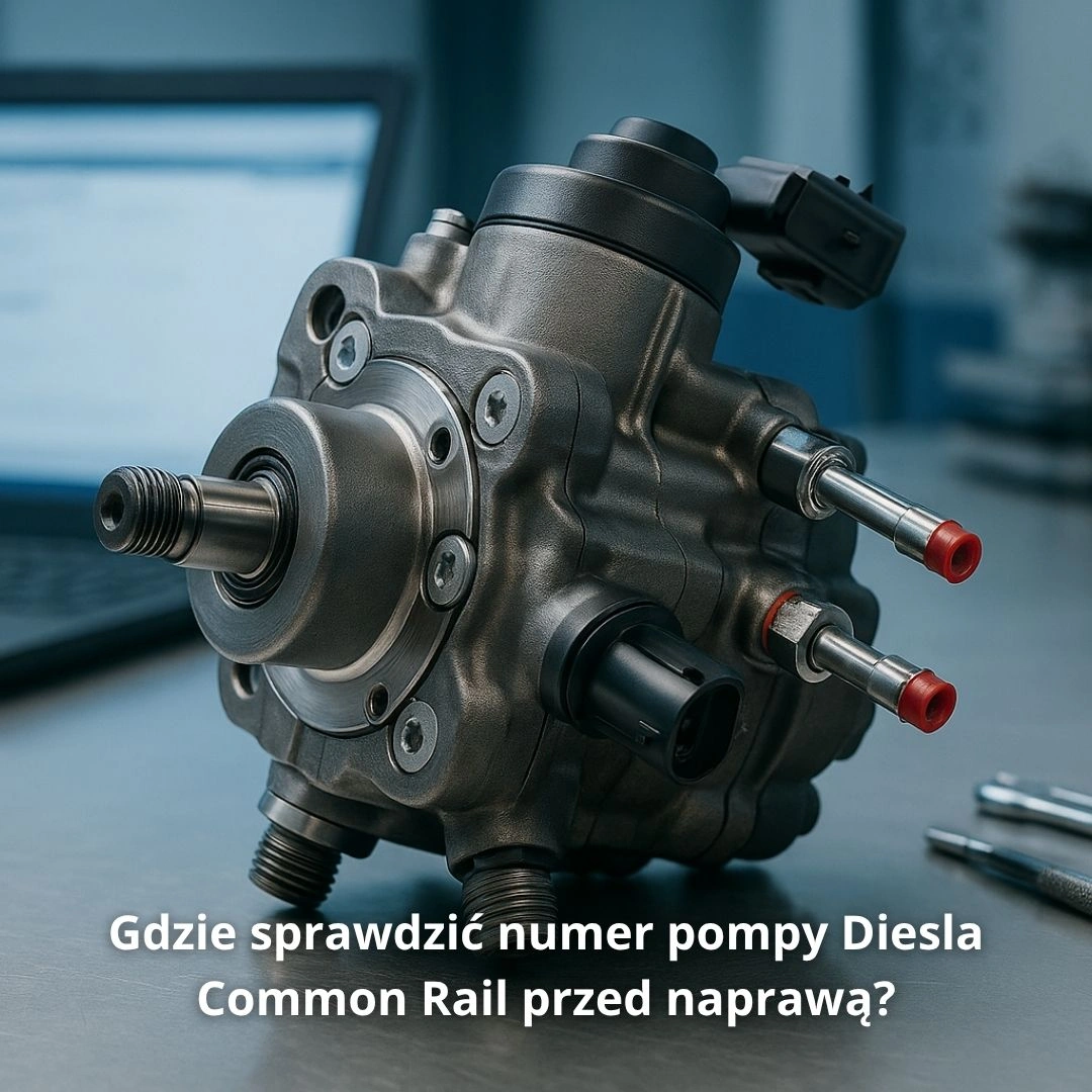 Gdzie sprawdzić numer pompy Diesla CR przed naprawą? Gdzie sprawdzić numer pompy Diesla Common Rail przed naprawą?