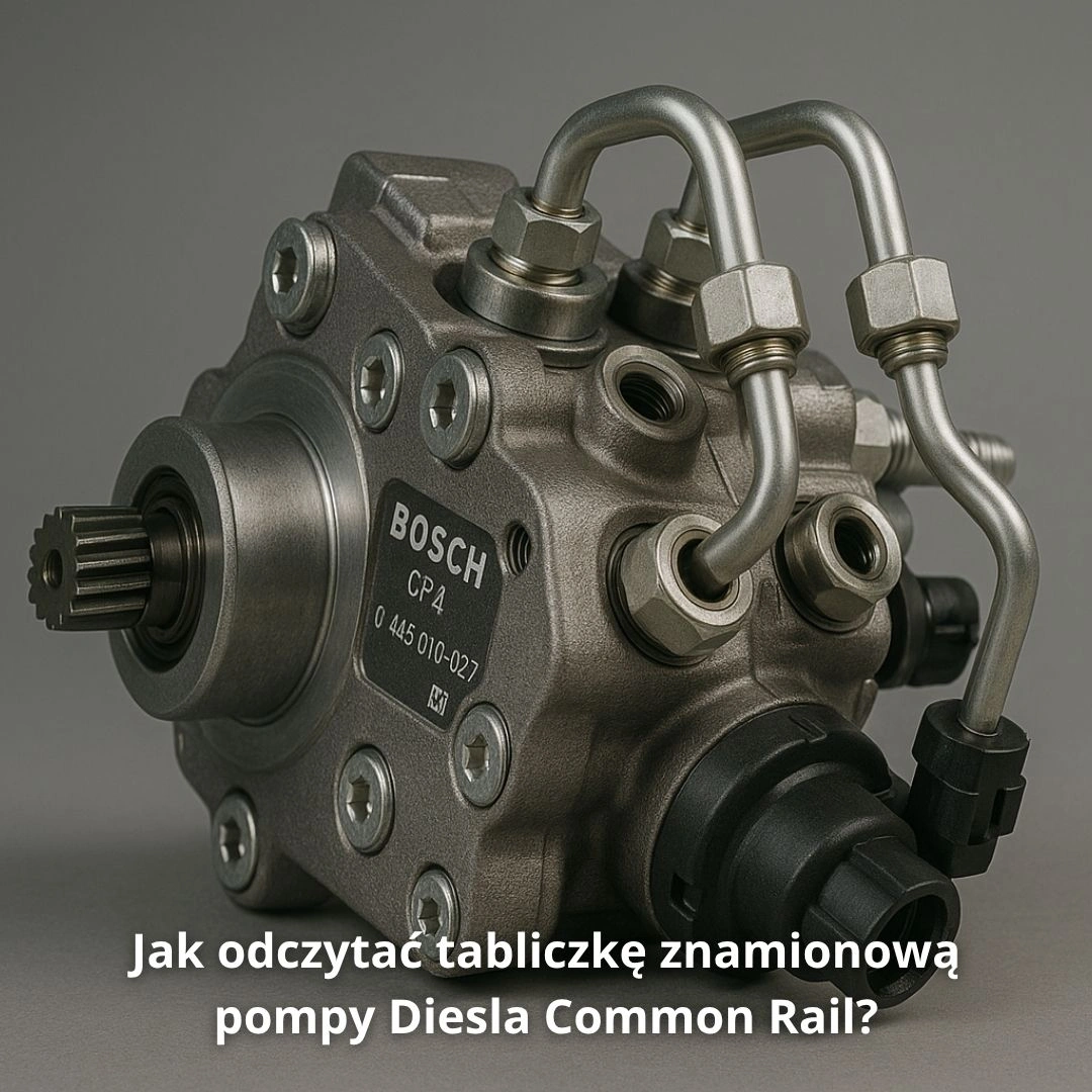 Jak odczytać tabliczkę znamionową pompy Diesla CR? Jak odczytać tabliczkę znamionową pompy Diesla Common Rail?