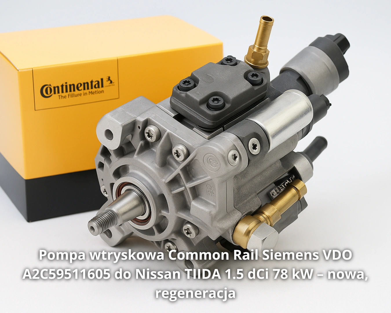 Pompa wtryskowa Common Rail Siemens VDO A2C59511605 do Nissan TIIDA 1.5 dCi 78 kW – nowa, regeneracja