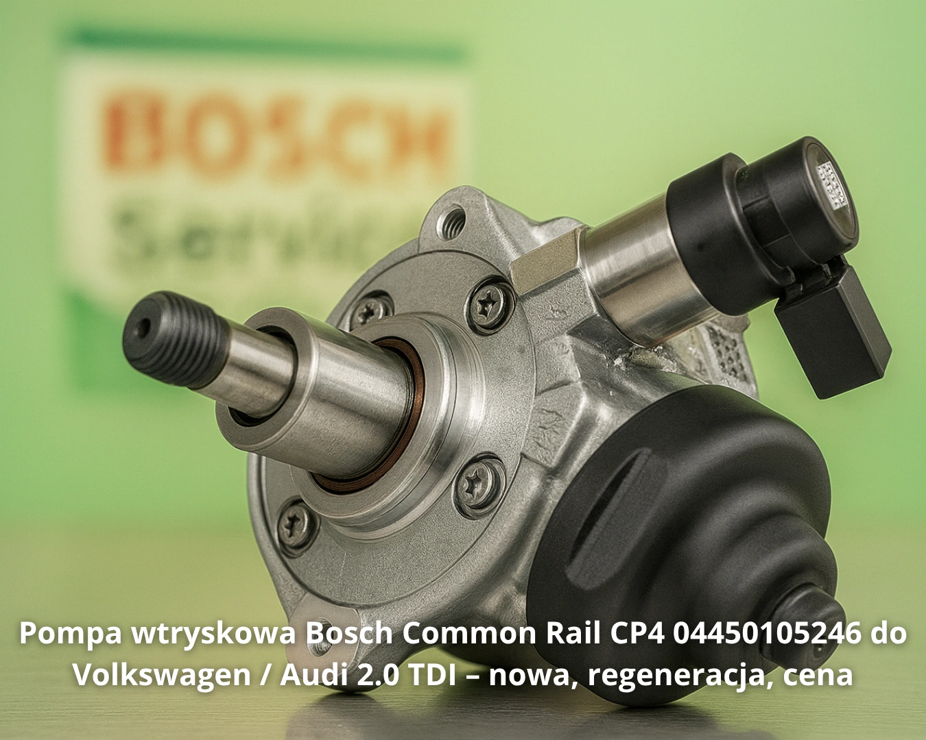 Pompa wtryskowa Bosch Common Rail CP4 04450105246 do Volkswagen / Audi 2.0 TDI Pompa wtryskowa Bosch Common Rail CP4 04450105246 do Volkswagen / Audi 2.0 TDI – nowa, regeneracja, cena