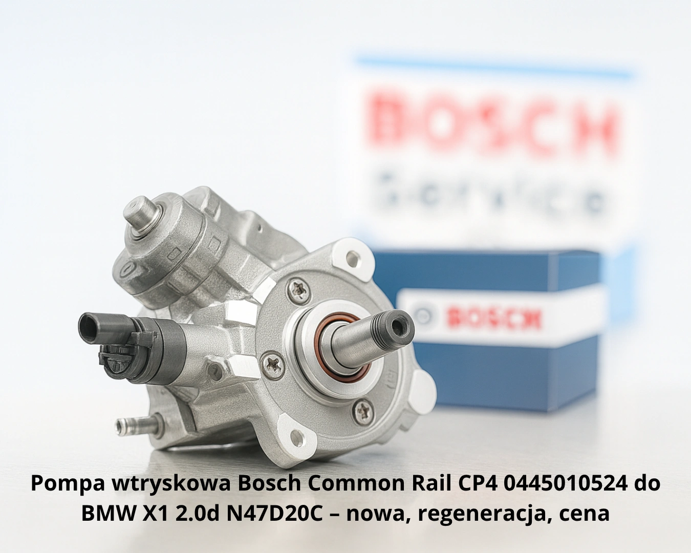 Pompa wtryskowa Bosch Common Rail CP4 0445010524 do BMW X1 2.0d N47D20C – nowa, regeneracja, cena